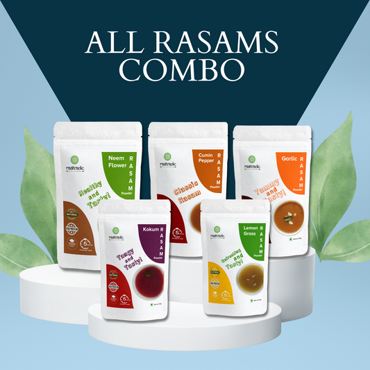 All Rasam Combo Pack | 5 Varieties Instant Rasam