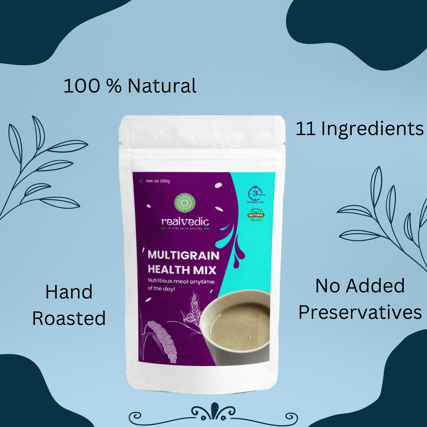 Multigrain Health Mix | 11 Hand Roasted Nutritious Ingredients